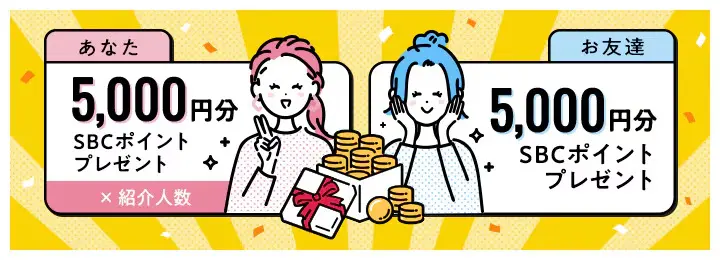 湘南美容クリニックのお友達紹介ポイント